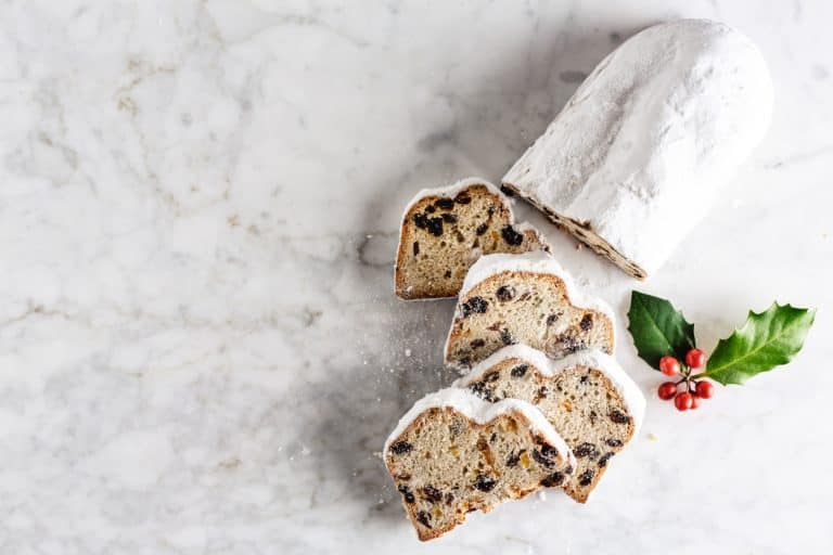 gâteau de Noël Stollen dessert fête