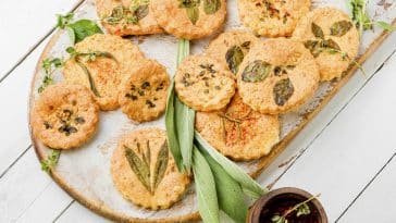 cookies salés fines herbes aromatiques recette cuisine