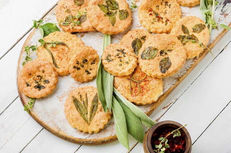 cookies salés fines herbes aromatiques recette cuisine