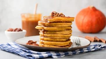 pancakes courge potiron potimarron citrouille recette de cuisine automne