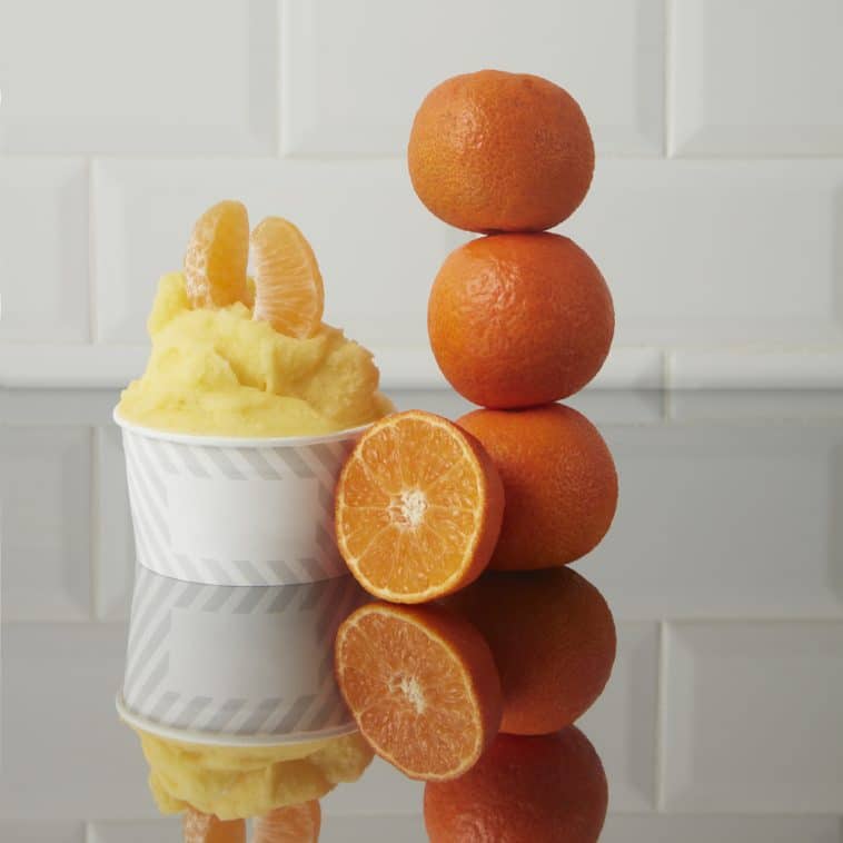 glace sorbet mandarine clémentine recette agrumes