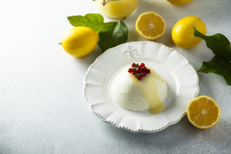Panna cotta citron oranges agrumes recette vegan sans lactose ni gélatine