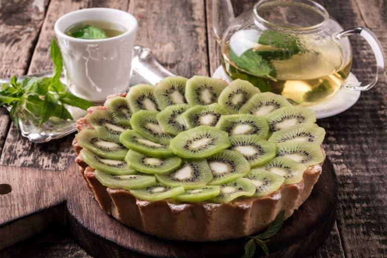 tarte aux kiwis fruits de saison recette cuisine dessert thé goûter