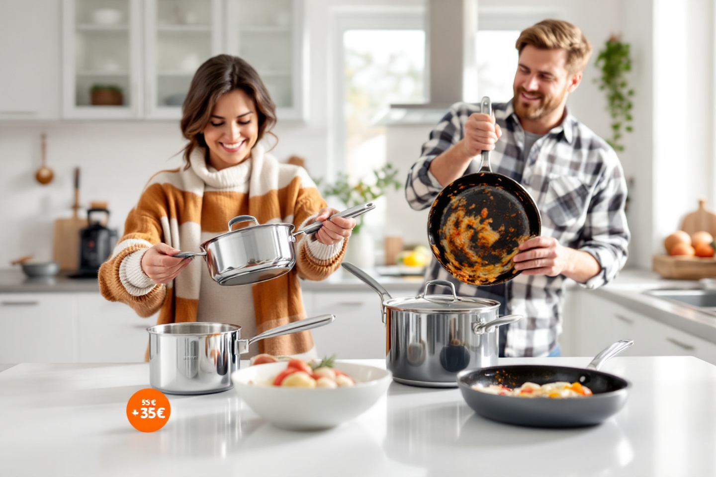 Fini les plats qui attachent : la batterie de cuisson easy cook est à 55 € chez Stokomani, profitez de 35 € de remise