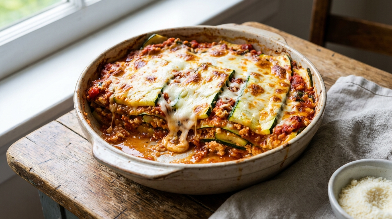 Ce n&rsquo;est pas la courgette le problème : le secret des lasagnes parfaites se cache dans la sauce