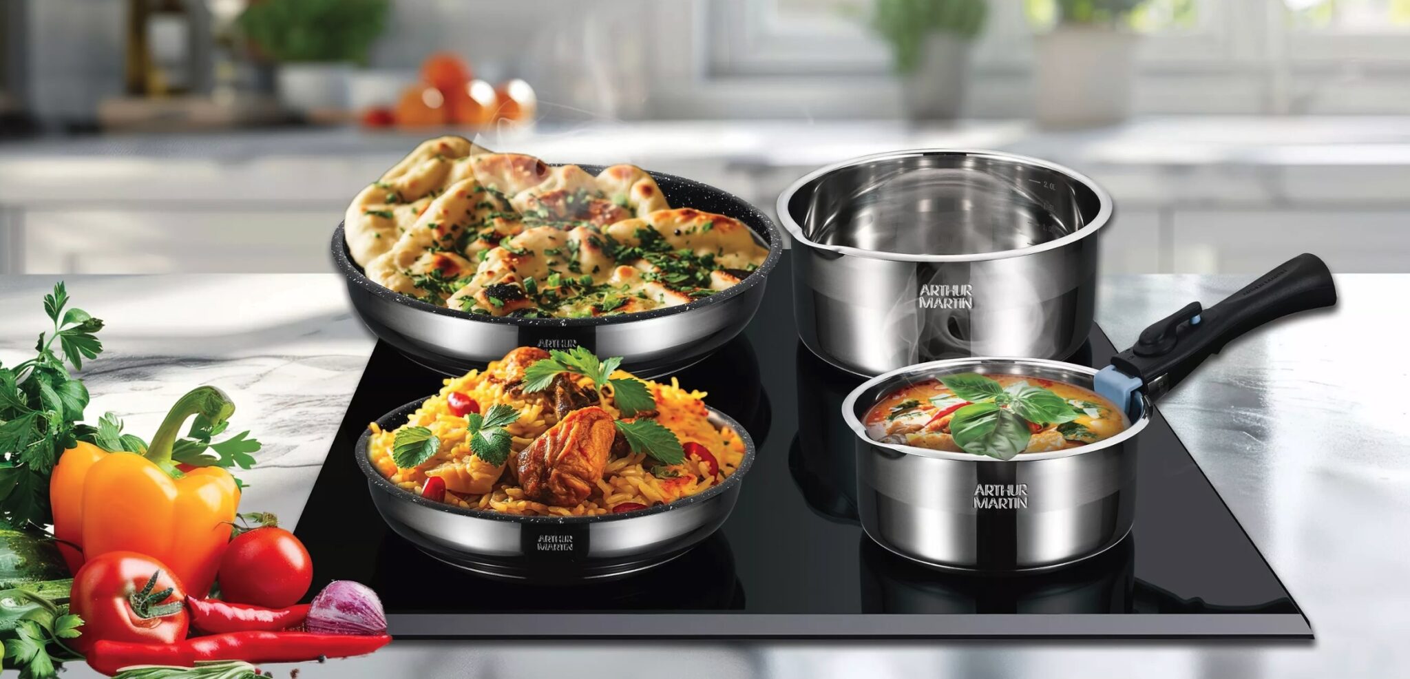 Depuis que j’ai ce set Arthur Martin à moins de 90 €, je cuisine tout sans jamais manquer d’ustensiles