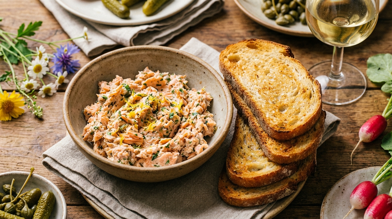 « Personne ne devine ce qu’il y a dedans » : cette tartinade de saumon ultra-crémeuse se prépare en cinq minutes avec presque rien