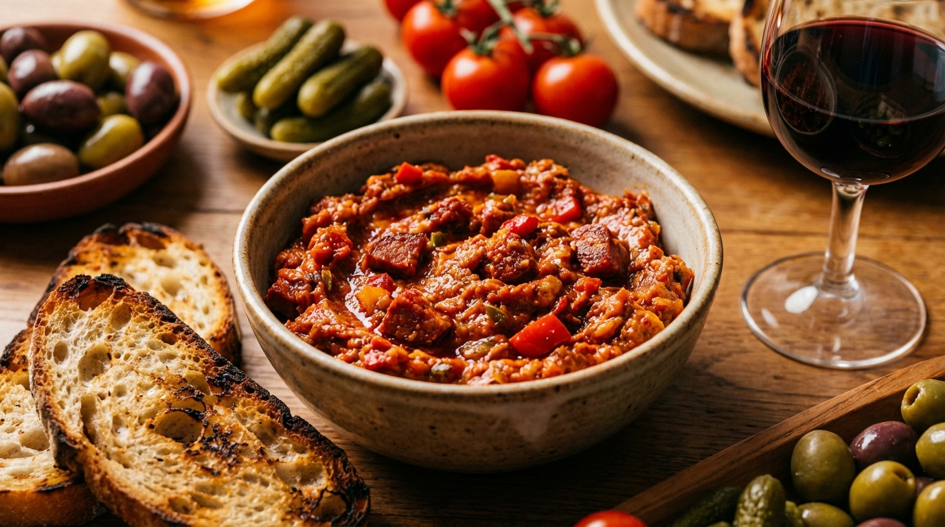« J’ai passé un bout de charcuterie au mixeur avec du fromage » : cette tartinade orangée disparaît du bol en 5 minutes chrono