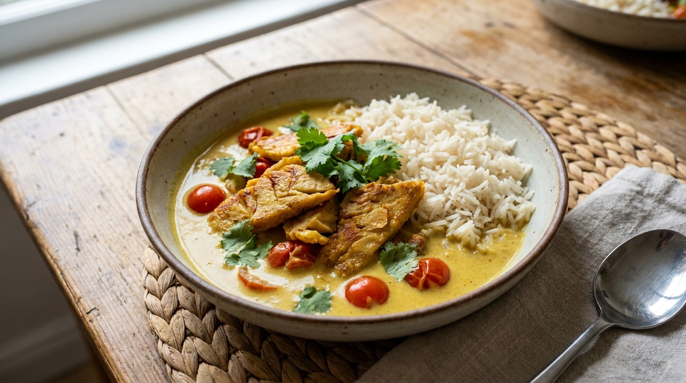 « C’est du poisson ? » : non, c’est 100 % végétal, et ce curry crémeux au lait de coco a bluffé tout le monde à table