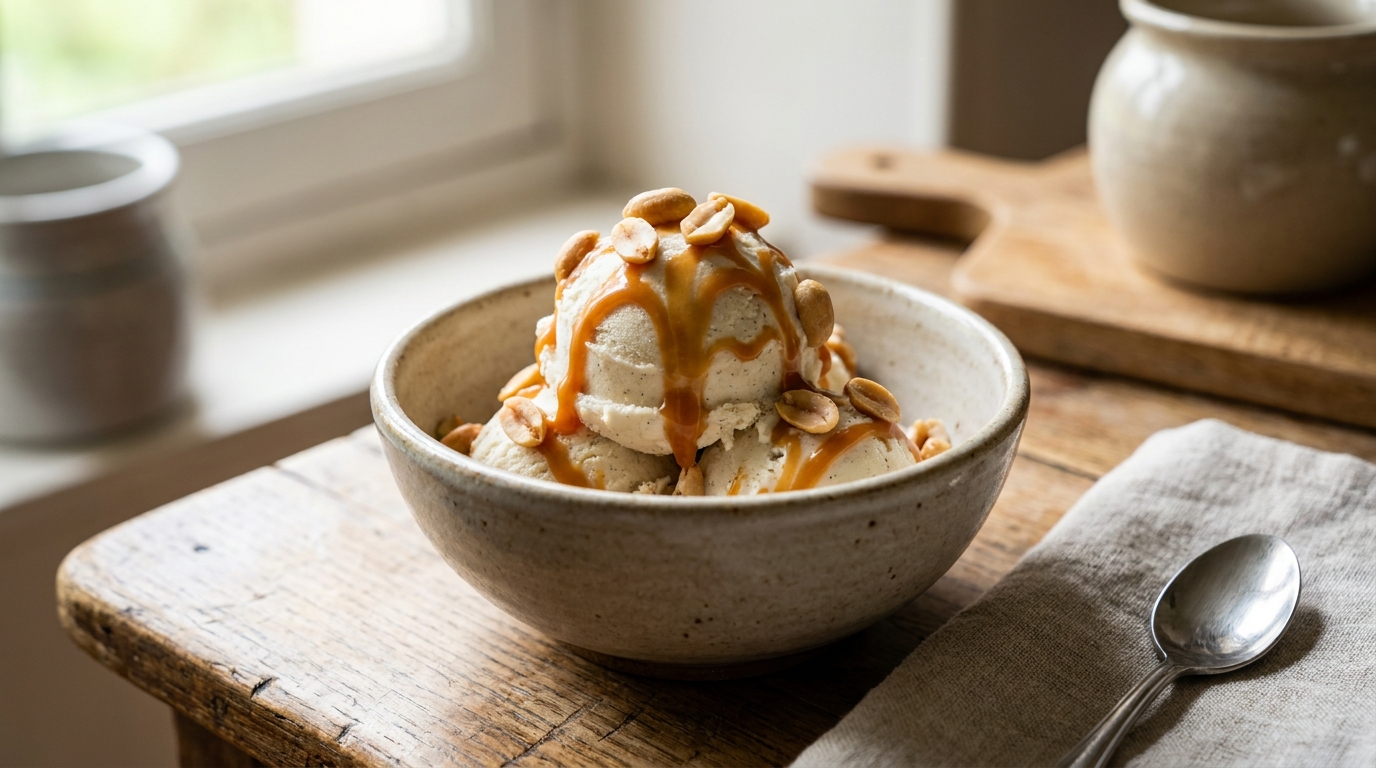 Sundae caramel maison ultra-gourmand : la recette facile avec une sauce caramel au beurre salé et des toppings du placard