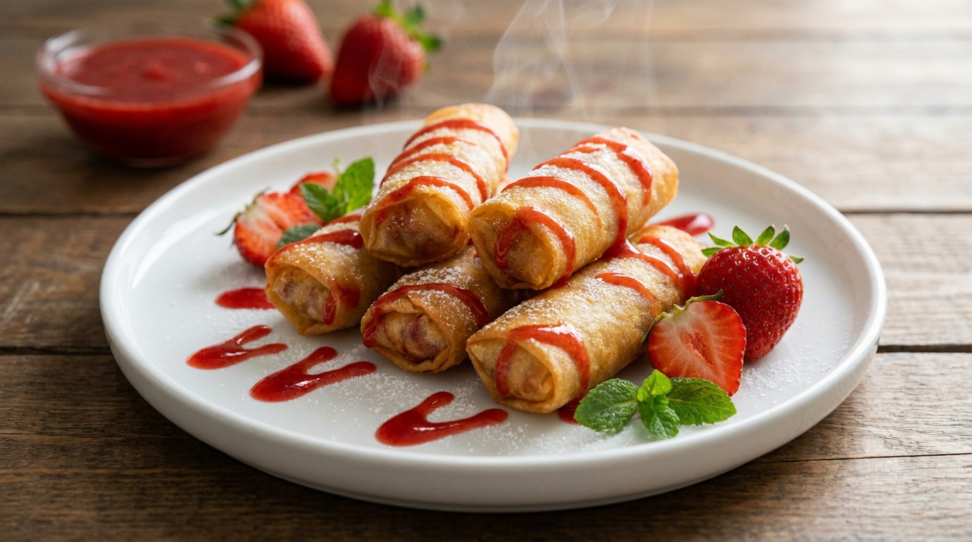 J&rsquo;ai roulé des fraises dans une feuille de brick et sorti le plat chaud : mes invités ont repoussé le gâteau sans hésiter