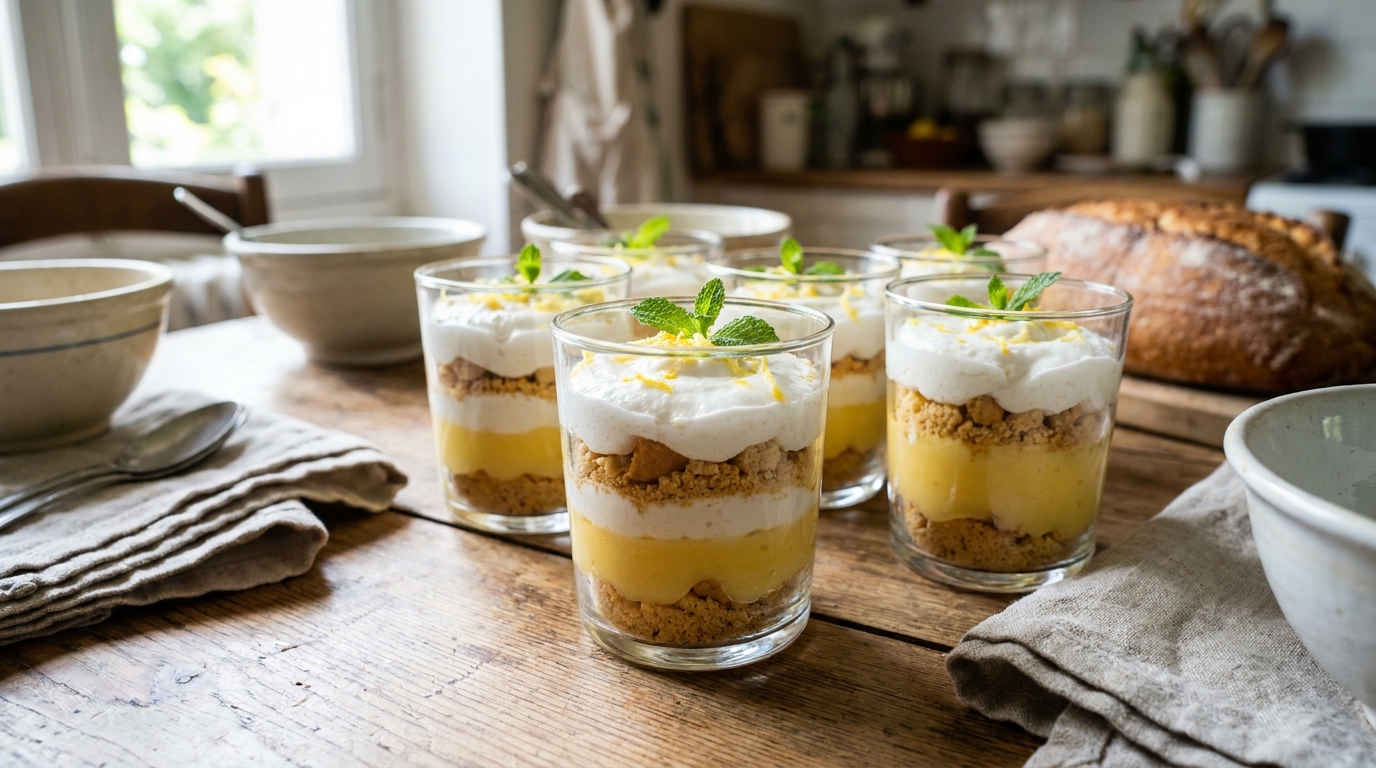 « Mon mari m&rsquo;a dit que c&rsquo;était le meilleur dessert que je lui aie fait en 40 ans » : ces verrines de tiramisu au citron se préparent pourtant la veille en 15 minutes