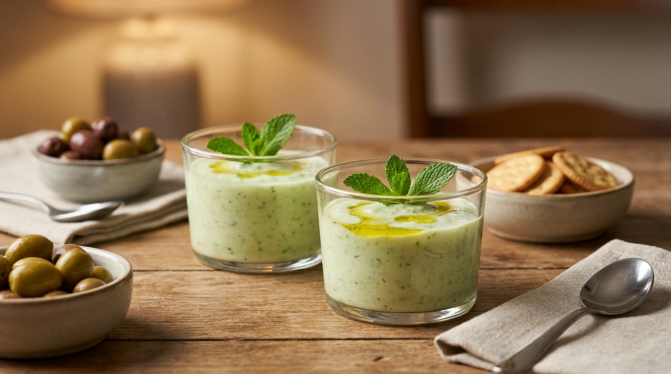 « Tu as commandé un traiteur pour l&rsquo;apéro ? » : non, juste un concombre, de la menthe et cinq minutes au mixeur