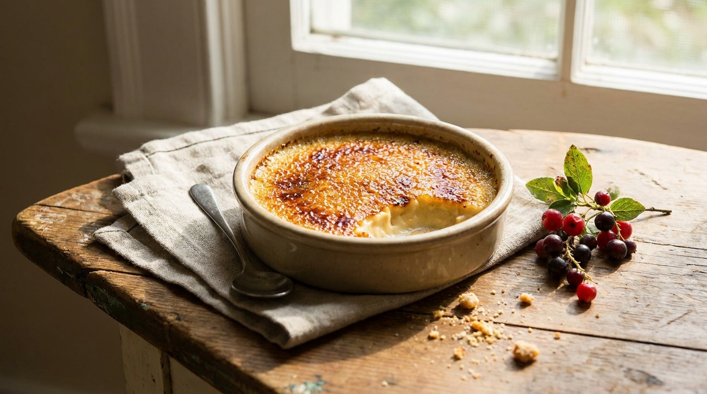 « C&rsquo;est une crème brûlée ? » : non, c&rsquo;est un dessert vegan de dernière minute et personne autour de la table n&rsquo;a deviné le truc