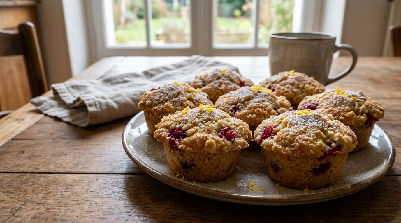 Fini les goûters industriels en semaine : ces muffins framboise citron se préparent à l&rsquo;avance et changent tout, j&rsquo;en fais une fournée par semaine