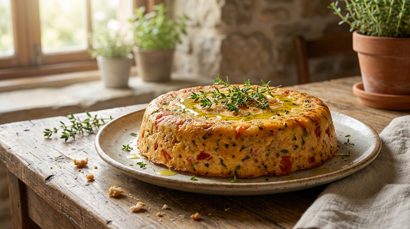 J’ai toujours servi mes tomates en salade : un chef m’a montré que ce flan provençal au thon changeait tout quand il fait chaud