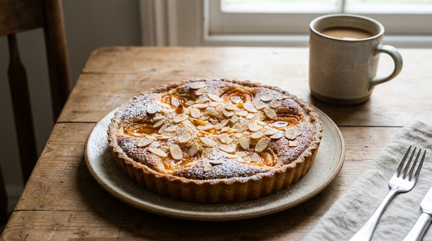 J’étalais mes abricots directement sur la pâte : en coupant la tarte à la sortie du four, j’ai compris pourquoi elle détrempait à chaque fois