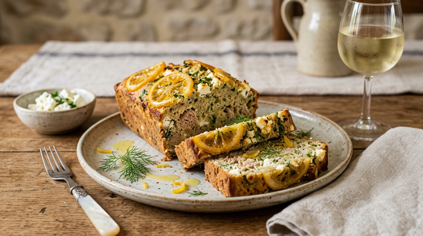 Ce mode de dégustation insoupçonné transforme ce cake végétal au citron confit en véritable bombe de fraîcheur