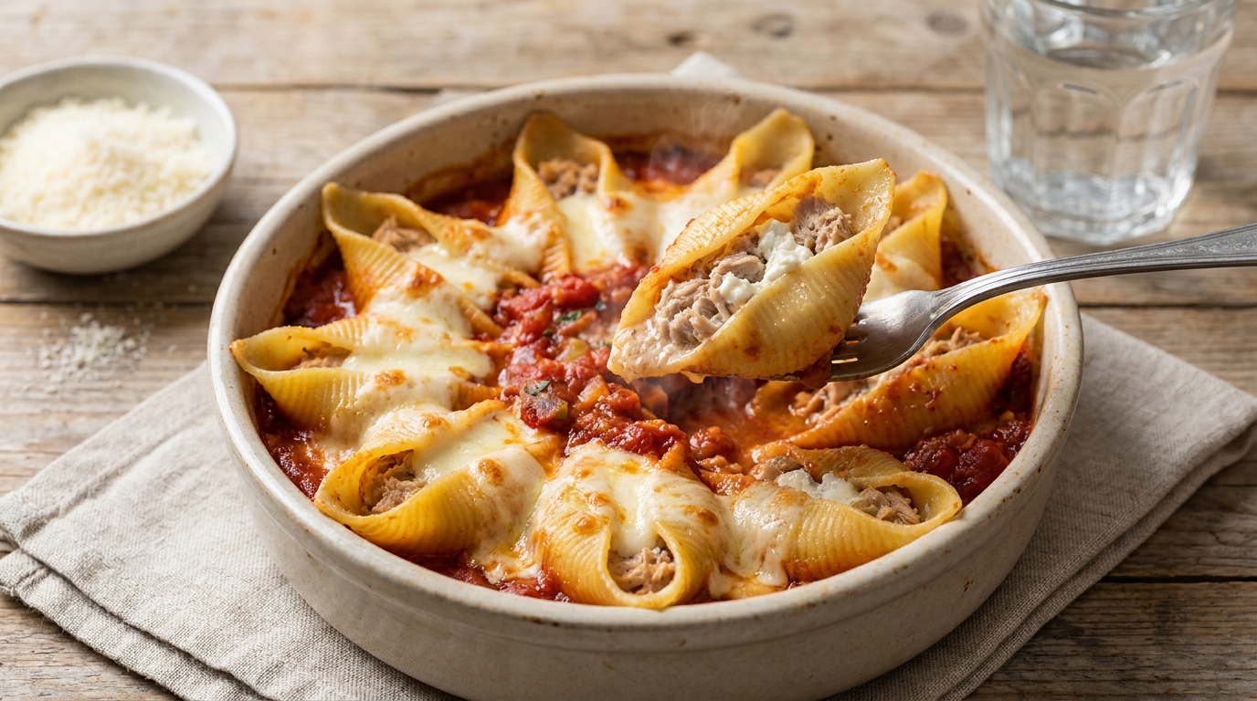 Cette incroyable recette de pâtes géantes cache un cœur fondant insoupçonné qui affole tous les gourmands
