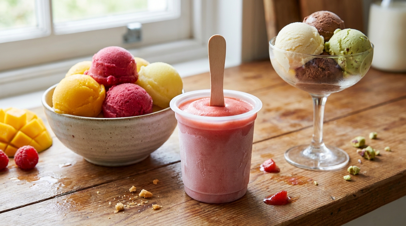 Glace maison qui cristallise au congélateur ? Voici 3 astuces pour une texture vraiment onctueuse