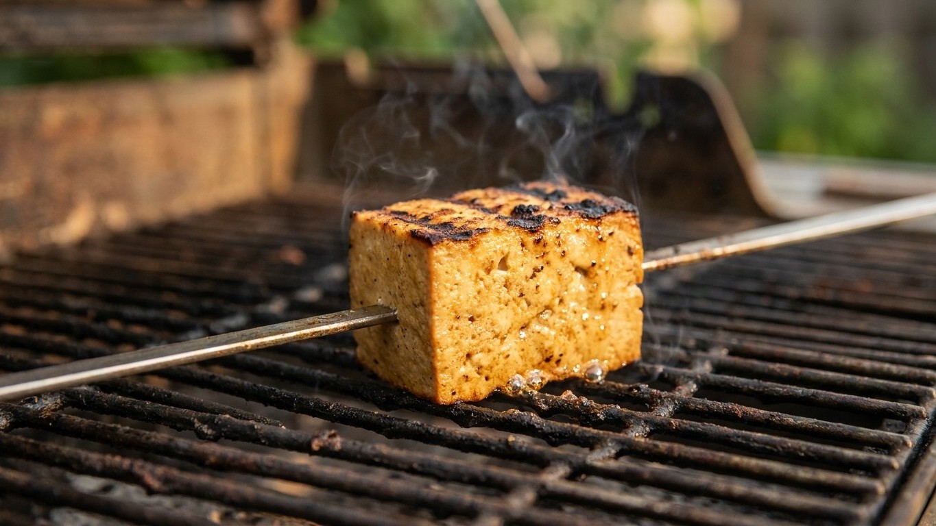 J&rsquo;ai congelé un bloc de tofu ferme la veille du barbecue juste pour tester : mes invités ont cru que la marinade avait mijoté pendant des heures