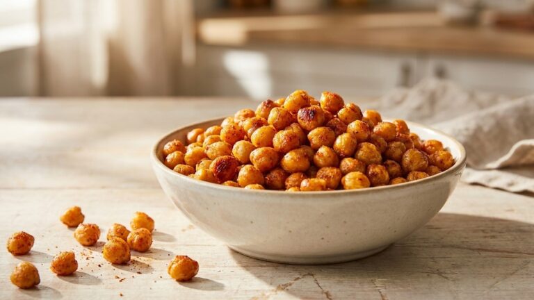J'ai séché puis rôti mes pois chiches en boîte juste pour voir : mes invités ont vidé le bol avant même le début de l'apéro