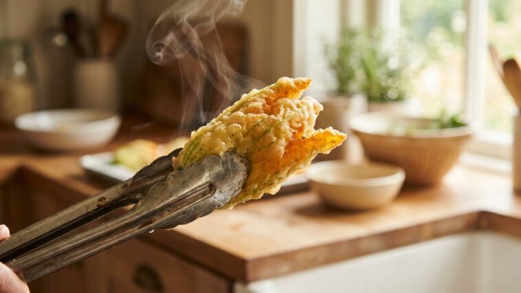 Je laissais toujours faner les fleurs mâles de mes courgettes au potager : un maraîcher m'a montré ce qu'elles deviennent ...