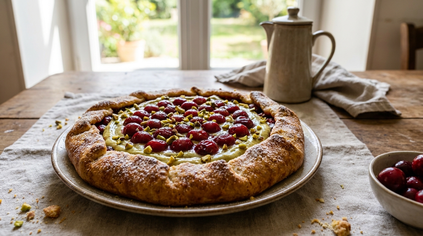 Je servais toujours mes cerises en clafoutis : le jour où j’ai testé cette tarte à la pistache, tout a changé