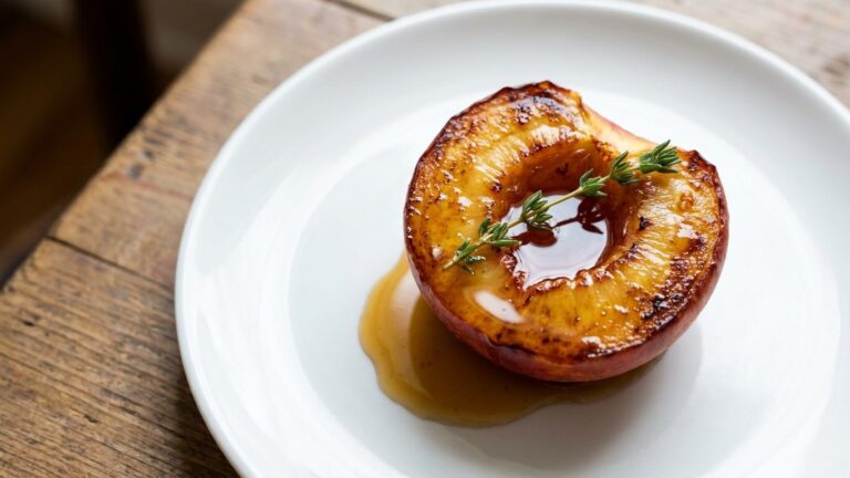 Je servais toujours mes nectarines crues en dessert : le jour où je les ai glissées au four avec ce que je verse sur mes p...