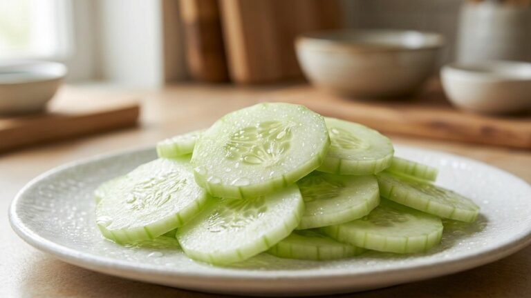 « Ma salade de concombre finissait toujours noyée dans son eau » : personne ne m'avait dit qu'une poignée de sel 30 minute...