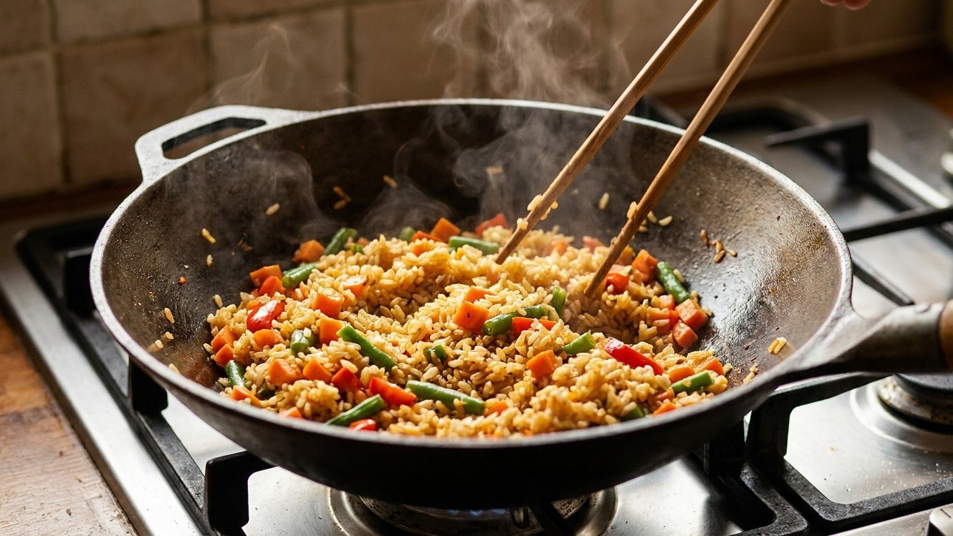 Ma voisine ne jette jamais ses fonds de riz et ses légumes ramollis en fin de semaine et ce n'est pas pour ses poules : ce...