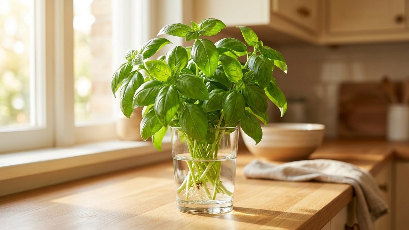 « Mon basilic noircissait toujours en 24 heures au frigo » : personne ne m'avait dit que sous 10°C le froid brûlait ses fe...