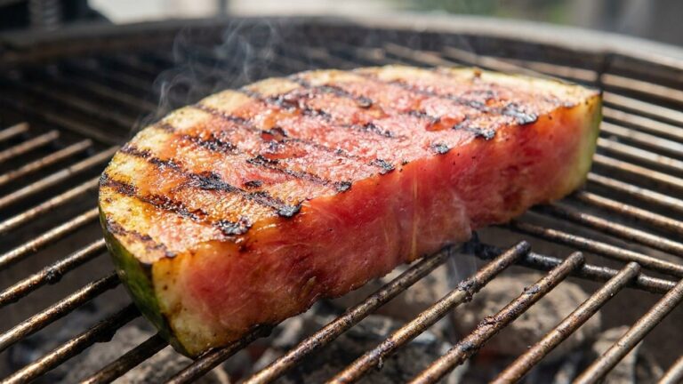 « On dirait de la viande grillée » : pourquoi la pastèque devient ferme et caramélisée dès qu'elle passe sur la grille du ...