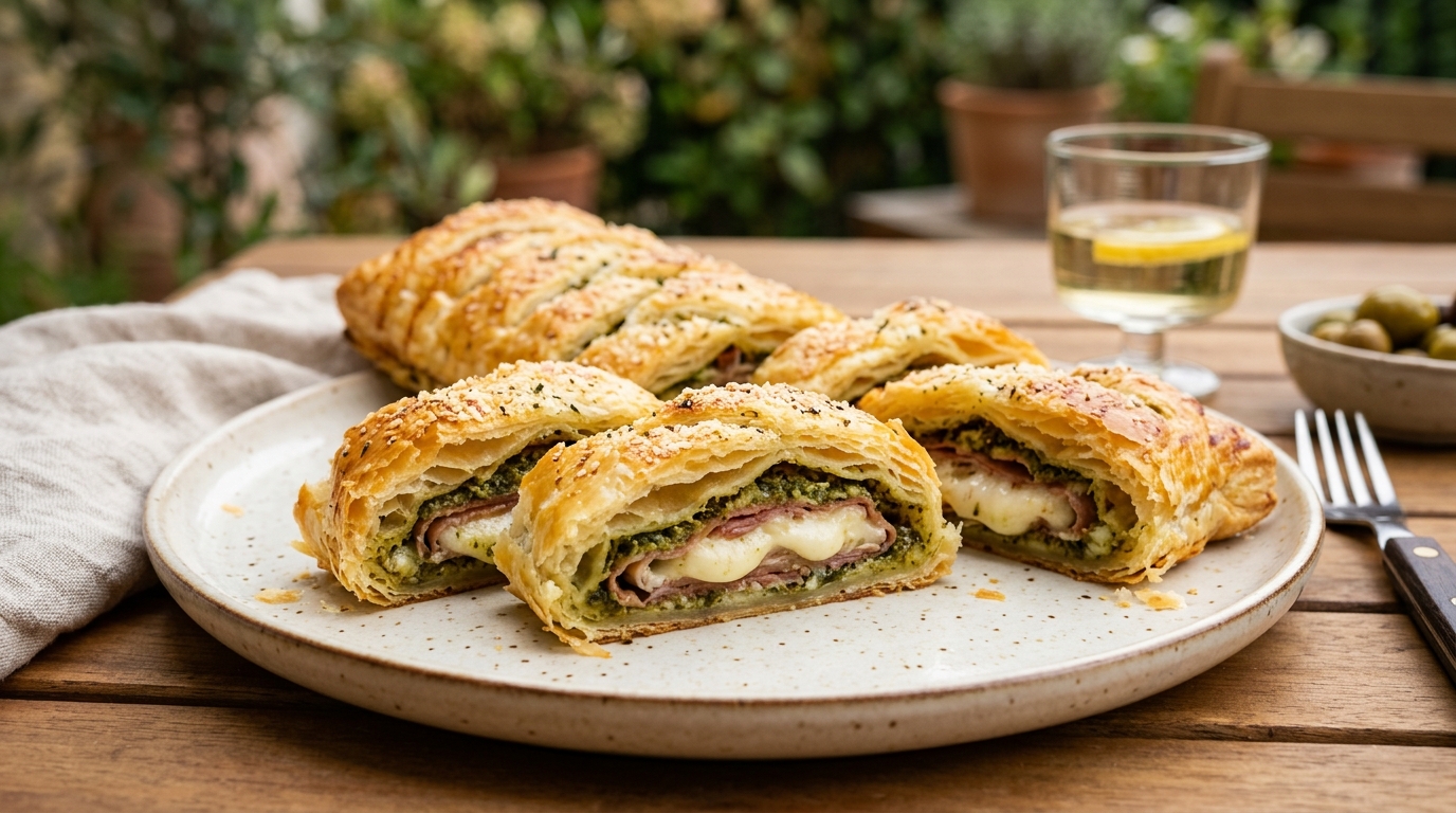 Tout le monde pense qu’un apéritif réussi demande des heures en cuisine : ce roulé feuilleté prouve le contraire