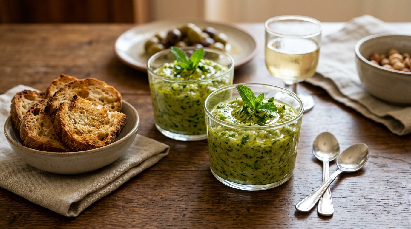 Vos invités vont s&rsquo;arracher ce nuage vert glacé : le tartinable végétal insoupçonné qui révolutionne vos apéritifs