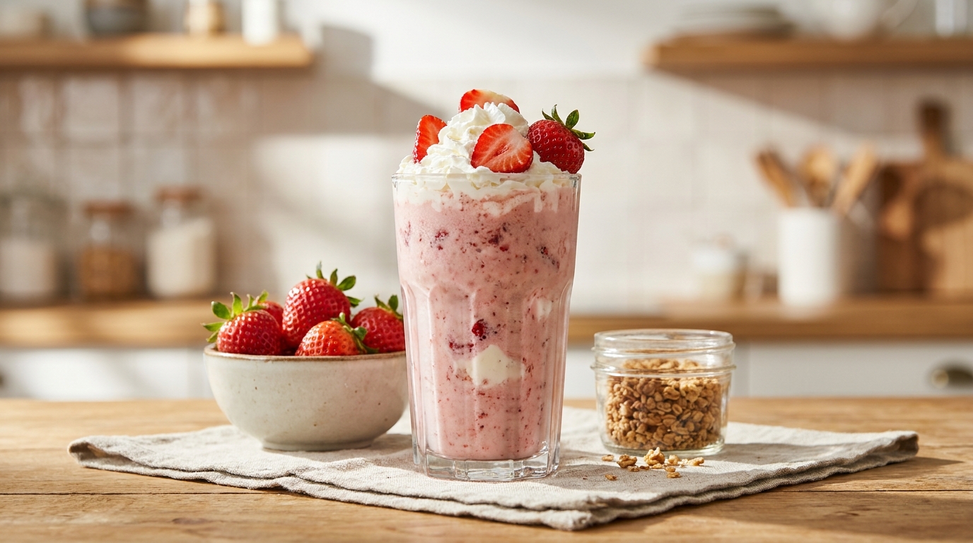 Vous jetez toujours un œil au rayon des glaces pour vos milkshakes fraise ? Ce geste tout bête va vous faire changer d&rsquo;avis