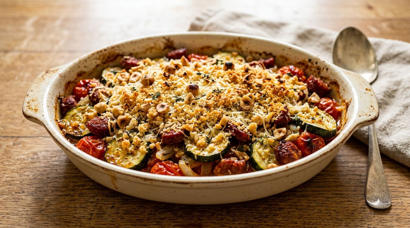 Fini le gratin de courgettes classique : cette version croustillante fait oublier la béchamel dès la première bouchée