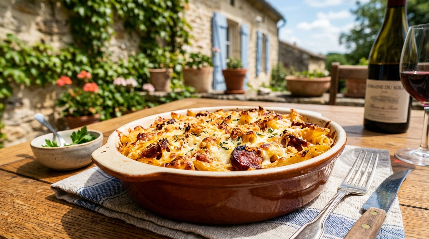 Fini le gratin qui monopolise le four une heure : depuis la rentrée, ma version aux pâtes sort en 20 minutes