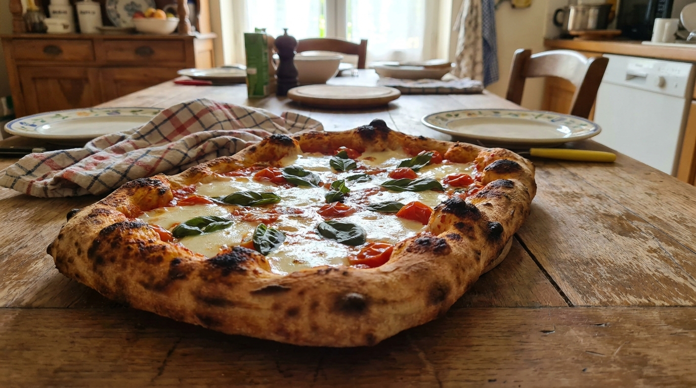 J&rsquo;ai glissé ma pâte à pizza dans une poêle un soir de canicule : mes amis ont juré qu&rsquo;elle sortait d&rsquo;un four à bois