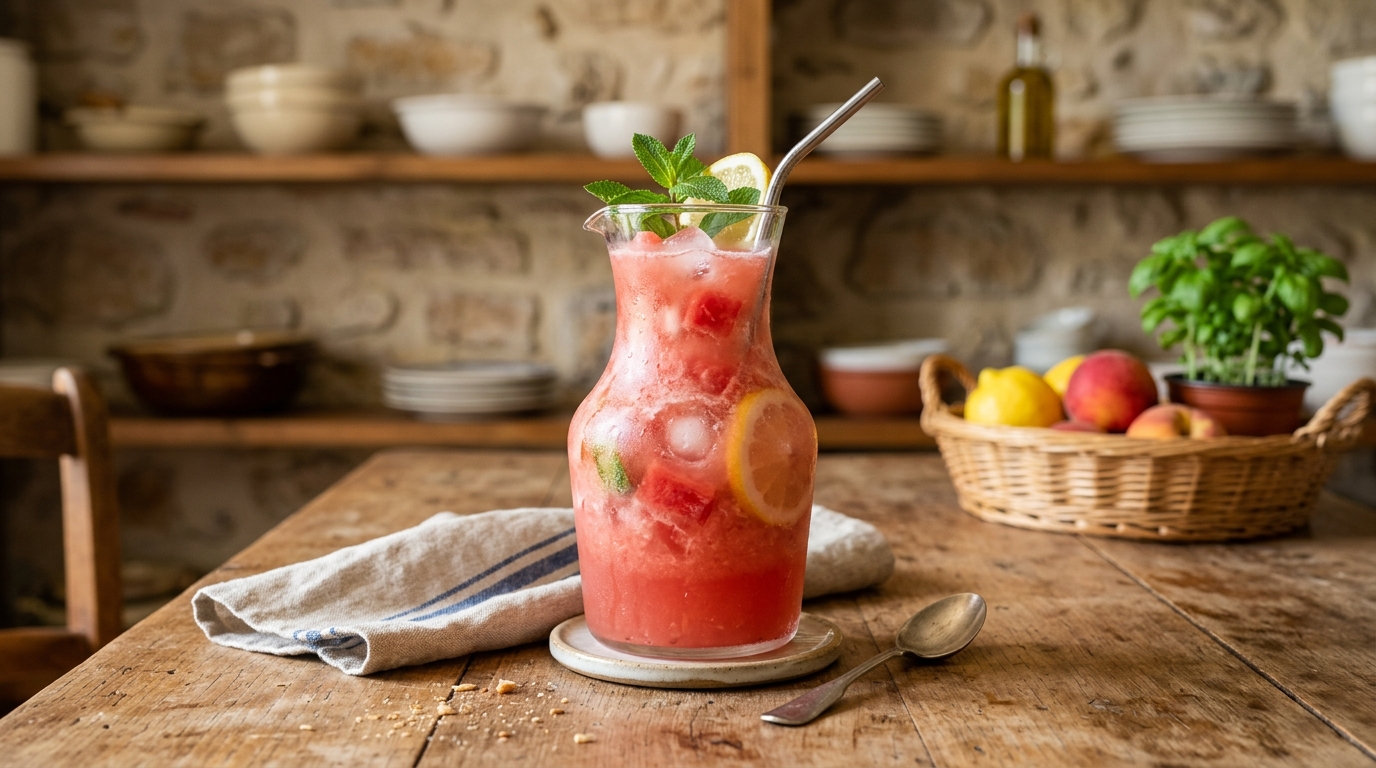 J’ai jeté les restes d’un fruit d’été dans mon blender avec du citron et des glaçons : la carafe est repartie vide en dix minutes
