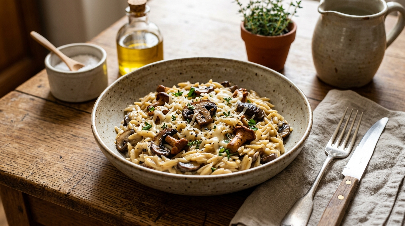 J&rsquo;ai jeté une poignée de champignons dans mes petites pâtes juste pour tester : mes invités ont cru que j&rsquo;avais mijoté tout l&rsquo;après-midi