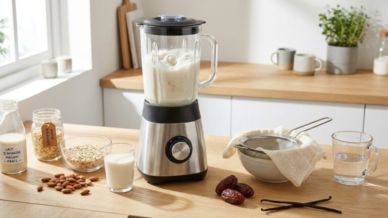 Lait végétal au blender : la méthode simple pour un résultat crémeux et rapide