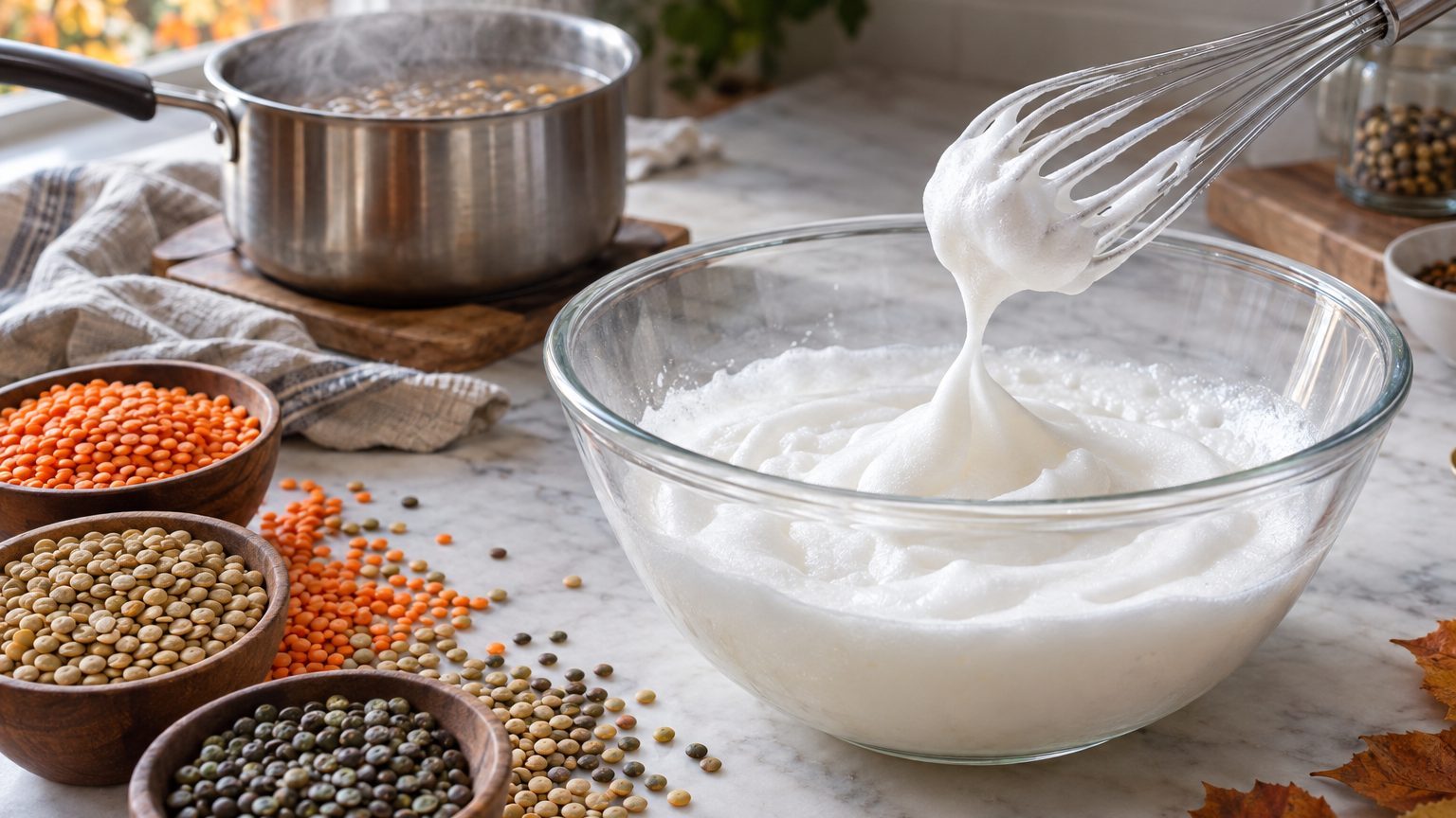 Aquafaba lentilles : ce que donne cette variante peu connue en cuisine vegan