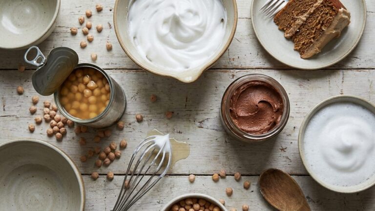 Dessert aquafaba : vingt idées gourmandes pour cuisiner sans œuf ni lait