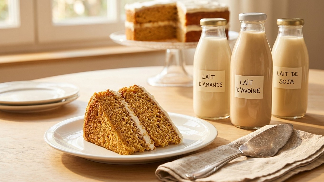 Gâteau au lait végétal : la recette moelleuse pour toutes les occasions gourmandes