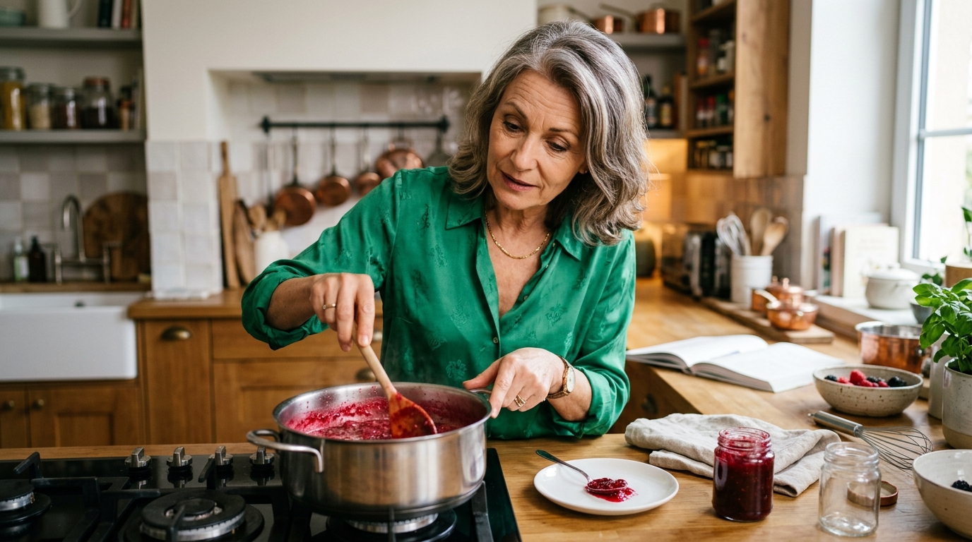 J’ai versé une goutte de confiture bouillante sur une assiette glacée : dix secondes plus tard, j’ai su qu’il fallait couper le feu