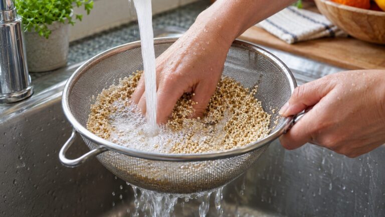 Je croyais que mon amie péruvienne lavait son quinoa par simple manie : ce qui moussait au fond de son tamis m'a laissé sa...