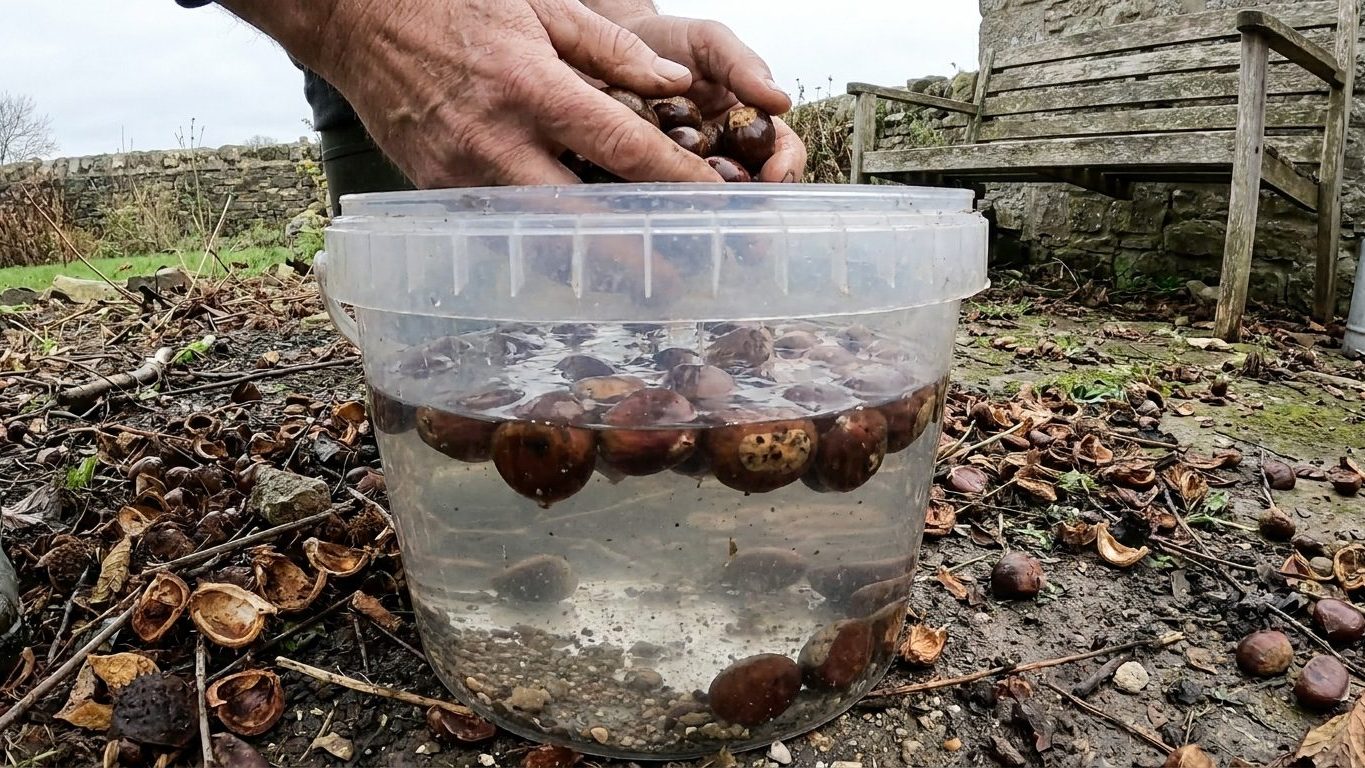 « Je les versais directement dans le cageot » : ces châtaignes de septembre que je ne range plus sans un seau d'eau