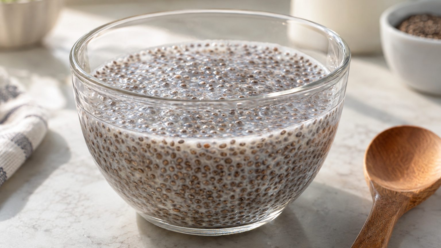 Ma voisine fait toujours tremper ses graines de chia un quart d'heure avant de les manger et ce n'est pas pour la texture