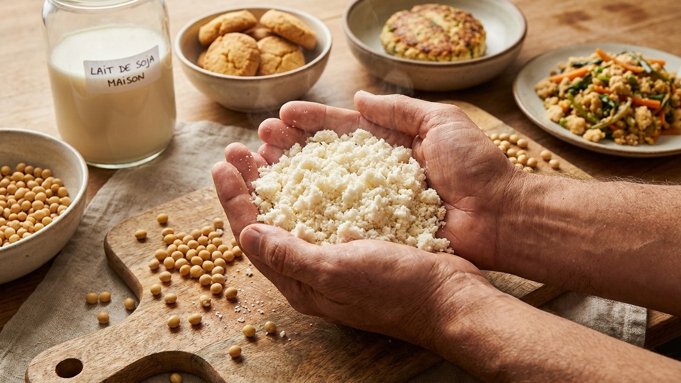 Okara recette : comment cuisiner ce résidu de lait de soja sans le jeter